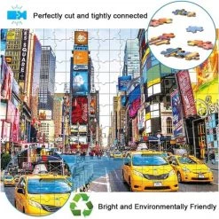 Happy Puzzle Time Square Puzzel Volwassenen 1000 Stukjes - Legpuzzels Puzzle Jigsaw Puzzels - Speelgoed Hobby En Creatief Voor Volwassenen - 50*70 Cm -Puzzels Verkoopwinkel 550x544 2