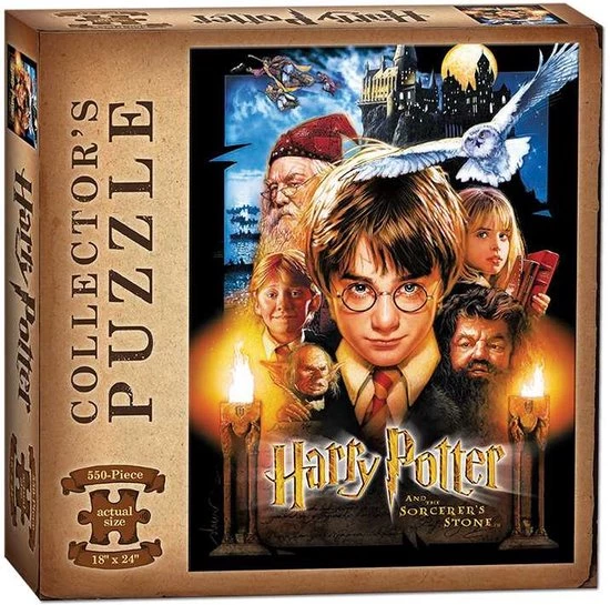 USAopoly Harry Potter And The Sorcerer’s Stone Contourpuzzel 550 Stuk(s) Televisie/films 6 USAopoly Harry Potter And The Sorcerer’s Stone Contourpuzzel 550 Stuk(s) Televisie/films - Afbeelding 4