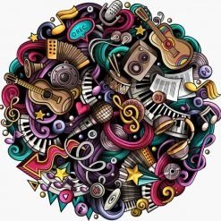 VonxFire Legpuzzel | Creativiteit | Ronde Puzzel | 1000 Stukken | Volwassenen | 66 X 66 Cm