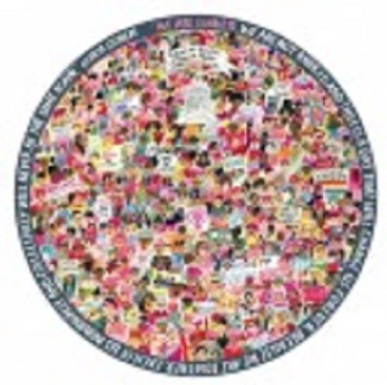 Puzzel EeBoo -Woman March! (500 Rond) 4 Puzzel EeBoo -Woman March! (500 Rond) - Afbeelding 2