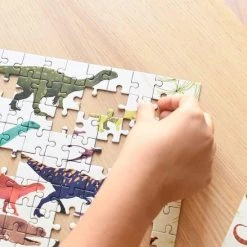 Poppik Puzzel - Dinosaurussen - 280 Stukjes - Vanaf 7 Jaar - 100 X 60 Cm - Educatief -Puzzels Verkoopwinkel 550x549 2