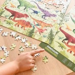 Poppik Puzzel - Dinosaurussen - 280 Stukjes - Vanaf 7 Jaar - 100 X 60 Cm - Educatief -Puzzels Verkoopwinkel 550x549 3