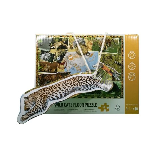 WWF - Wereld Natuur Fonds Puzzel – Puzzel - Legpuzzel - Wilde Katten Puzzel – Dierenpuzzel – Puzzels - Puzzel Volwassenen - Puzzel Voor Baby's En Kinderen 4 WWF - Wereld Natuur Fonds Puzzel – Puzzel - Legpuzzel - Wilde Katten Puzzel – Dierenpuzzel – Puzzels - Puzzel Volwassenen - Puzzel Voor Baby's En Kinderen - Afbeelding 2