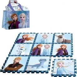 Disney Vloerpuzzel Frozen Ii Junior 90 Cm Foam Blauw 9-delig -Puzzels Verkoopwinkel 550x553