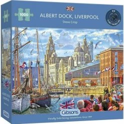 Gibsons Albert Dock, Liverpool Puzzel (1000 Stukjes)