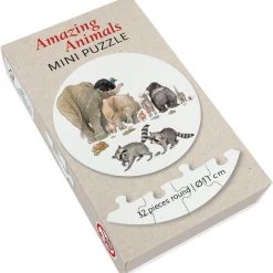 Bekking & Blitz - Puzzel - Mini Puzzel - Rond - Kunst - Olifant - Uit 'van Mug Tot Olifant - Ingrid & Dieter Schubert