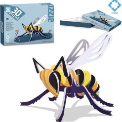 FDBW Puzzel 3 Jaar – Insecten – 3D | Insect Puzzel – Zelf Maken | Puzzel Insecten 3 Jaar | Insecten Speelgoed Kinderen - Bij