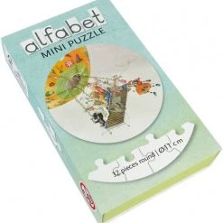 Bekking & Blitz - Puzzel - 32 Stukjes - Rond - Kunst - Uit Het Prentenboek Alfabet - Letter L - Luchtballon - Charlotte Dematons