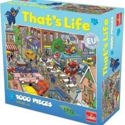 Diverse Auteurs That's Life 1000pcs TrafficJam -Puzzels Verkoopwinkel 550x570 4