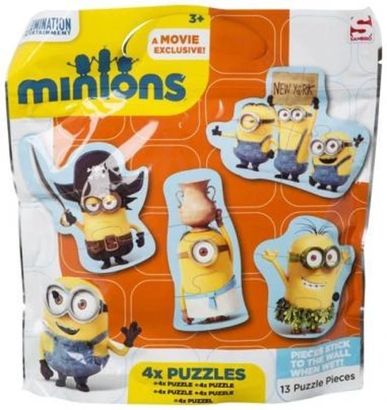 Merkloos Despicable Me Minions Badpuzzel 4 Stuks – 16x20x2cm | Verschrikkelijke Ikke Puzzel | Vloerpuzzel Voor In De Badkamer | Bad Speelgoed 8 Merkloos Despicable Me Minions Badpuzzel 4 Stuks – 16x20x2cm | Verschrikkelijke Ikke Puzzel | Vloerpuzzel Voor In De Badkamer | Bad Speelgoed - Afbeelding 6