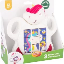 Dummel Puzzel Met Geluiden Dumel 3x Unicorn - Maximaal 3 Verschillende Foto's Te Schikken