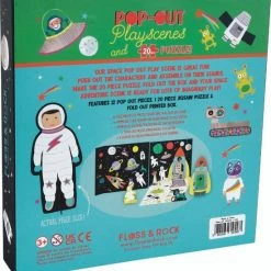 Floss & Rock Speeldoos, Ruimtevaart - 2 In 1 - 21,5 X 21,5 X 4,5 Cm -Puzzels Verkoopwinkel 550x588 1