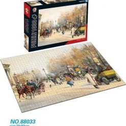 Happy Puzzle Puzzel 1000 Stukjes Volwassenen Legpuzzels Puzzle Jigsaw Puzzels - Speelgoed Hobby En Creatief Voor Volwassenen - 50*70 Cm - Horse And Wagon- 1000 Stukjes -Puzzels Verkoopwinkel 550x590