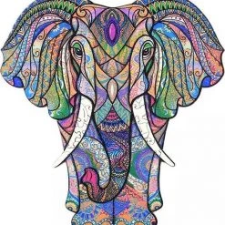 Jigsaw Legpuzzel Olifant 42 A3 | Houten Puzzel | 200 Stukjes | Dierenpuzzel| Meer Dan 50 Verschillende Modellen