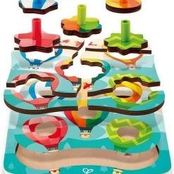 Hape Vormenpuzzel Draaiende Ballonnen Junior Hout 11 Stukjes -Puzzels Verkoopwinkel 550x656 1