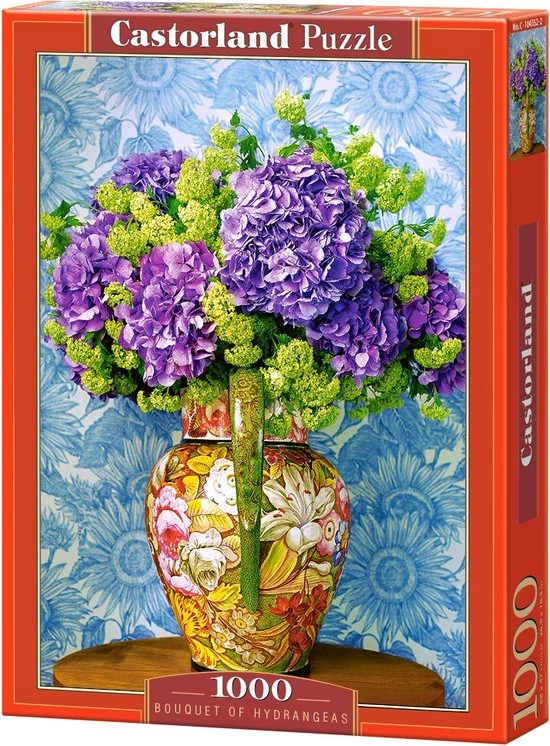 Castorland Bouquet Of Hydrangeas 1000 Stukjes 3 Castorland Bouquet Of Hydrangeas 1000 Stukjes