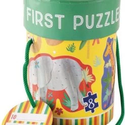 Floss & Rock Jungle - Puzzels - 11 X 15 Cm - 4 Stuks