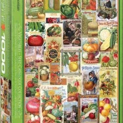 Eurographics Puzzel Vegetable Seed Catalog Covers - 1000 Stukjes
