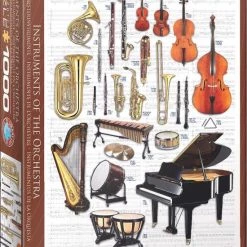 Eurographics Puzzel 1000 Stukjes - Instruments Of The Orchestra