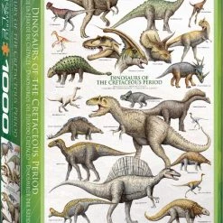 Eurographics Puzzel Dinosaurs Of The Cretaceous - 1000 Stukjes