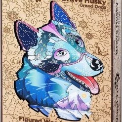 Wood Trick Dappere Husky - Houten Vormpuzzel -Puzzels Verkoopwinkel 550x762