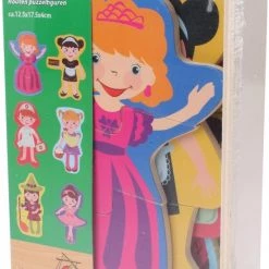 Marionette Houten Vormenpuzzel Figuren 6 Stuks