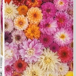 Piatnik Dahlias (1000 Stukjes, Kunst Puzzel)
