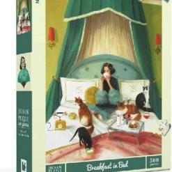 The New York Puzzle Company New York Puzzle Company Breakfast In Bed - 500 Pieces