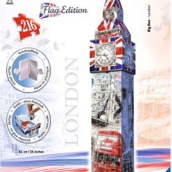 Ravensburger Big Ben Flag Edition - Puzzel - 216 Stukjes -Puzzels Verkoopwinkel 550x835